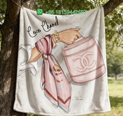 Chanel Throw Blankets